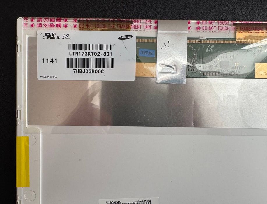 Матриця для ноутбука LTN173KT02-801 (Орігинал Samsung)