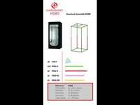 Growbox namiot uprawowy caly zestaw 80x80x180
