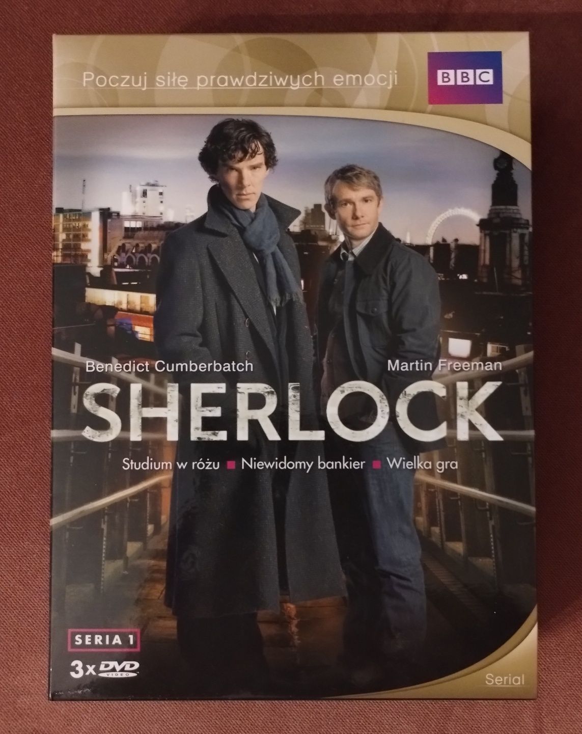 Sherlock, sezon 1,  3 DVD