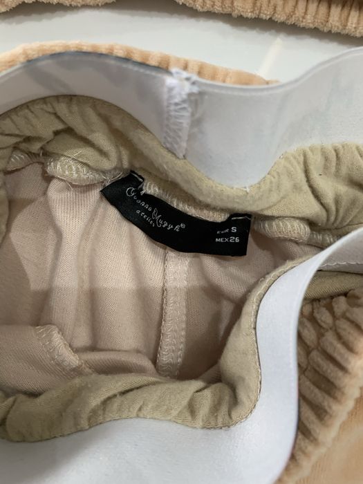 Dres janna muzyk beżowy, bluza, spodnie drssowe, komplet joanna muzyk