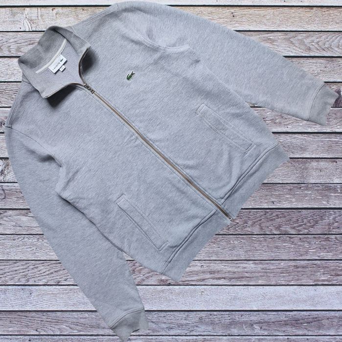 Олімпійка LACOSTE grey old money fleece (Розмір М)