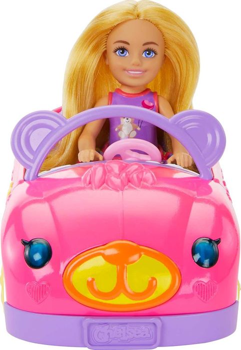 Ігровий набір Barbie Chelsea лялька Челсі та кабріолет з ведмедиком