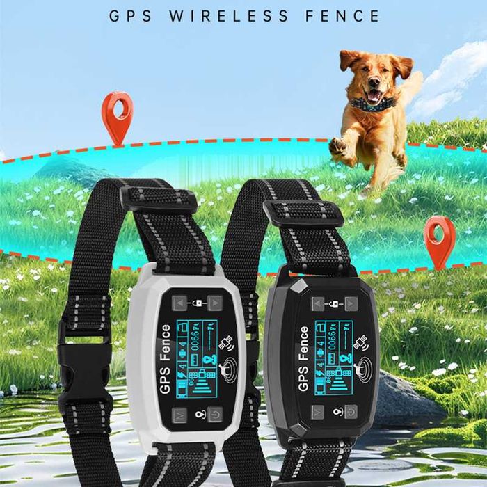 Cerca Elétrica Sem Fios com GPS para Cães e Gatos – NOVA