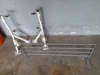 Estendal parede cromado