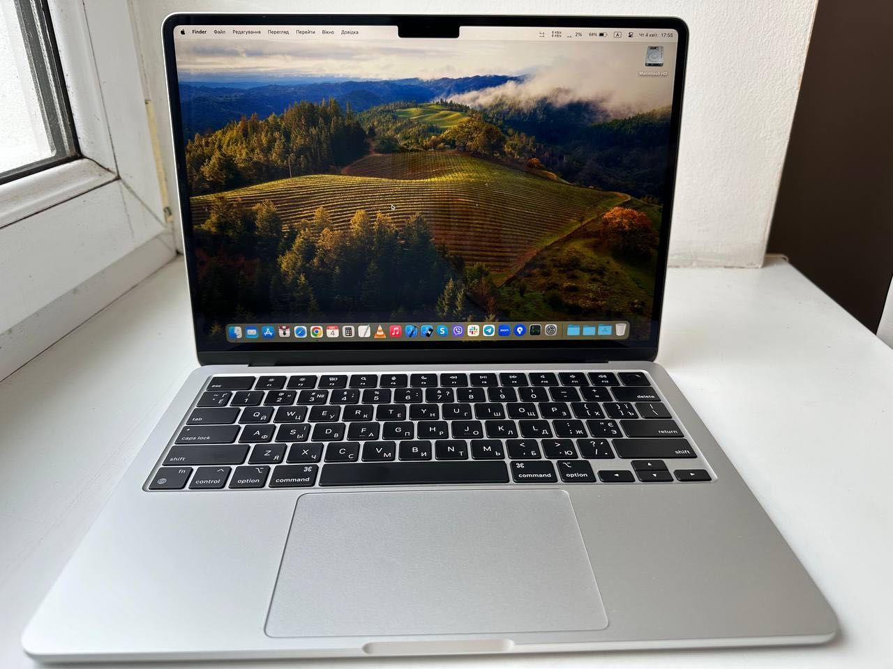 Ноутбук Apple MacBook Air 13.6 M2 Silver 8/256 2022 в ідеальному стані