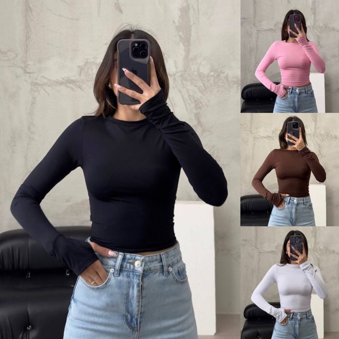 Акція базовий лонгслів кофта