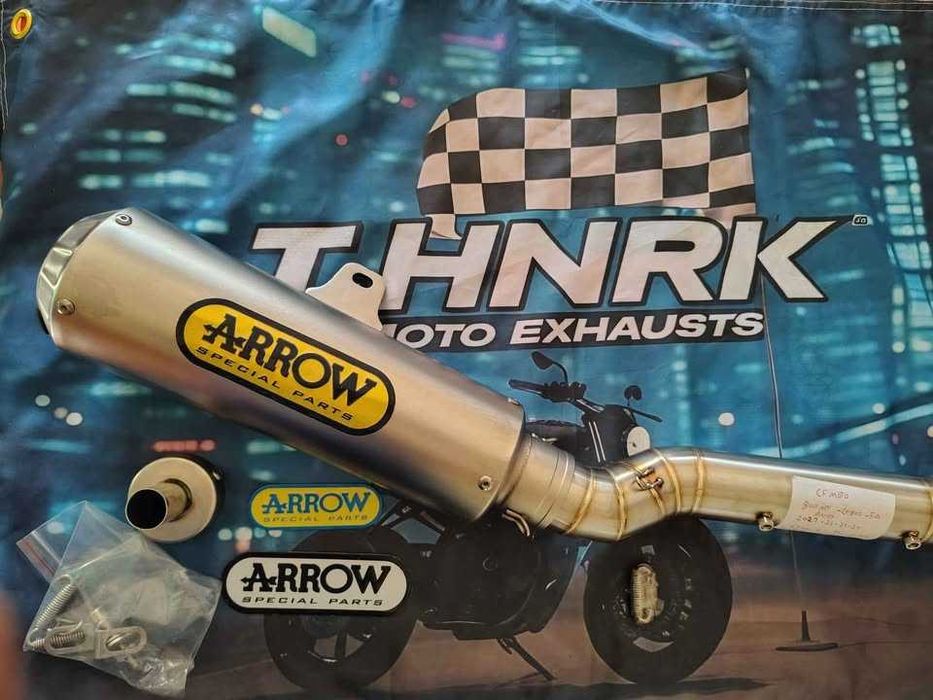 Kit escap moto arrow pro race  +curva cf moto 800mt,b trk, tenere etc