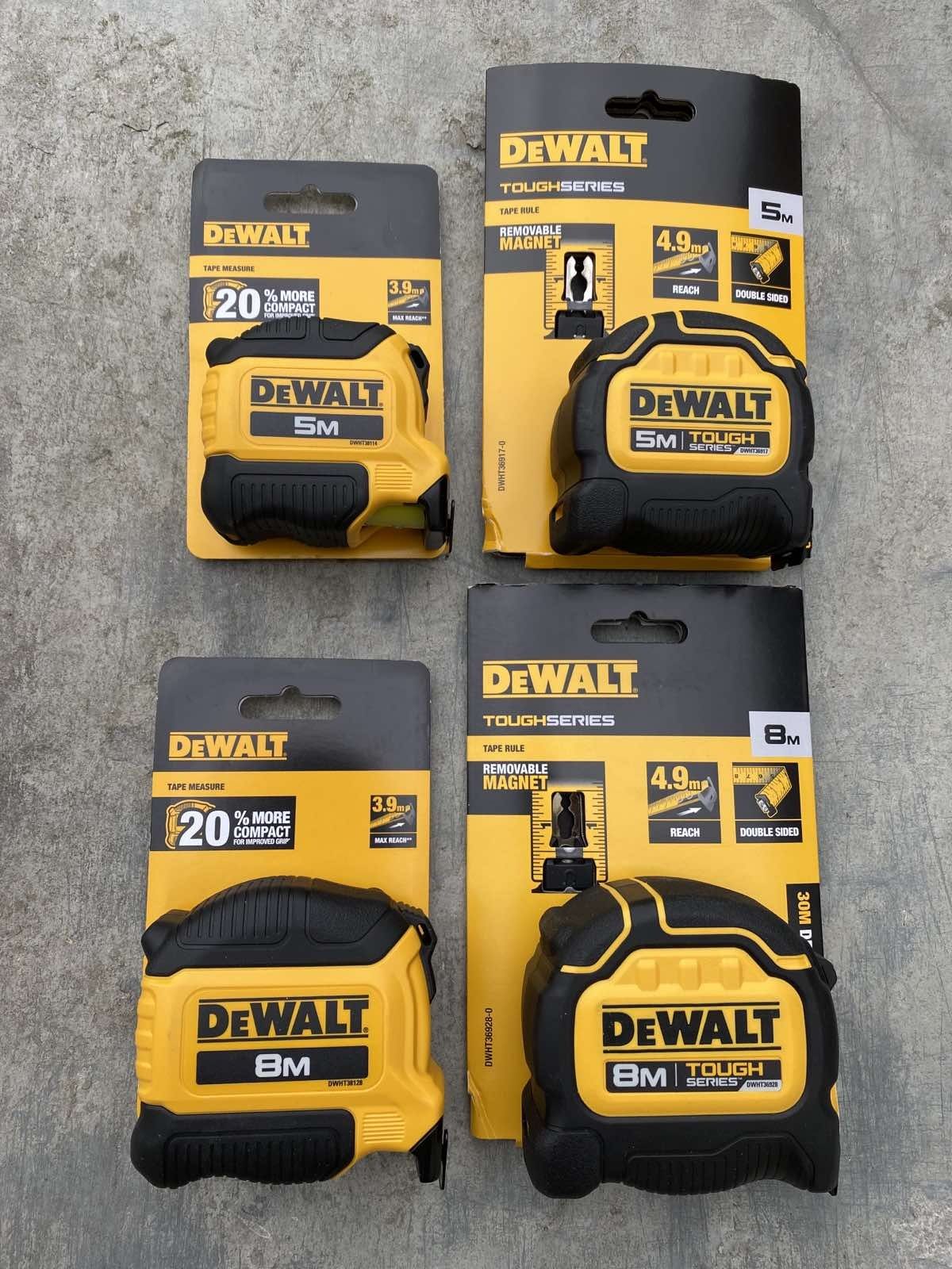 Dewalt рулетка 3/5/8/30м.