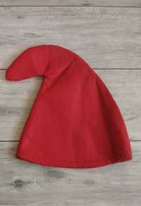 Czerwona czapka skrzata rozmiar S