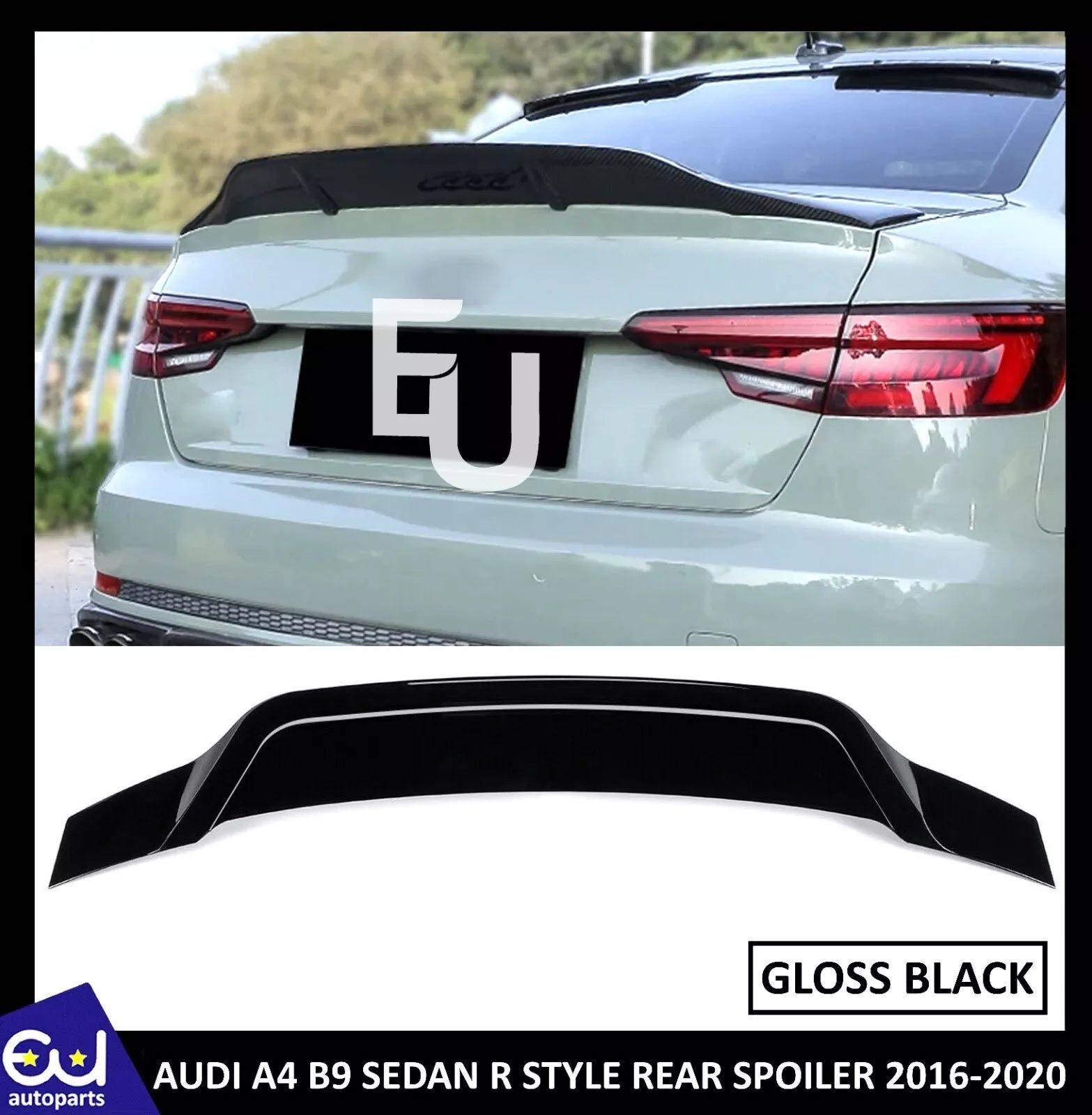 Спойлер AUDI A4 B9 S4 накладка на багажник ляду бленда антикрыло а4 б9