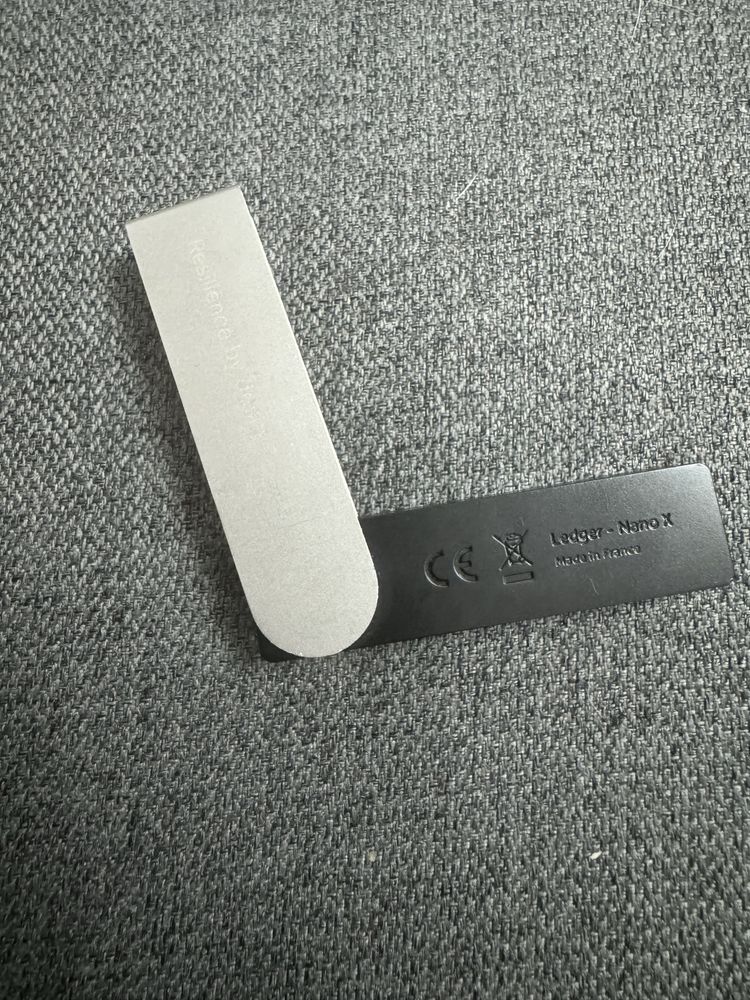 Криптогаманець Ledger Nano X Onyx Black