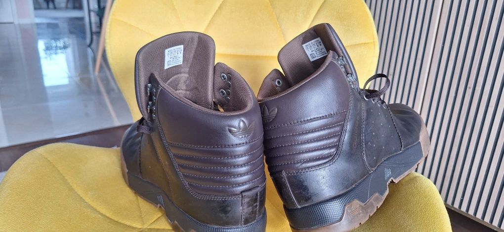 Buty zimowe jesienne adidas Torsion 45 1/3 29cm skora naturalna brąz