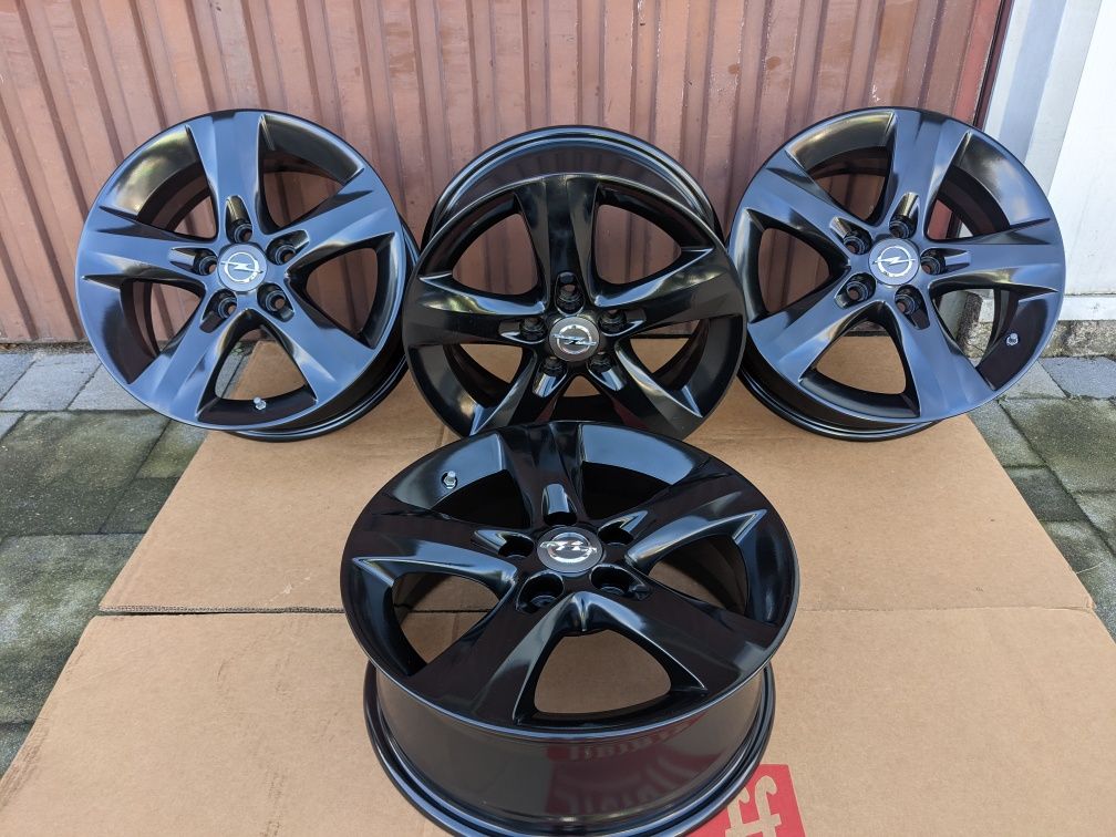 Alufelgi Opel 5x110 Adam Corsa Astra Zafira 6Jx16 ET40 Czujniki Wysyłk