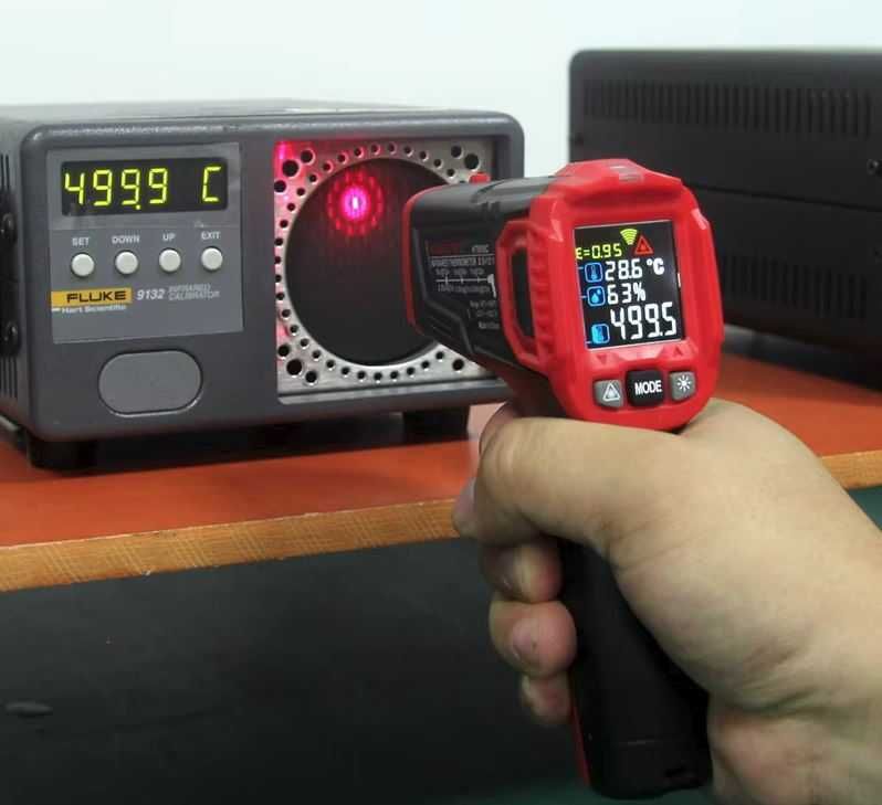 Пірометр HABOTEST HT650C до 800°C з гігрометром, вологість, термометр