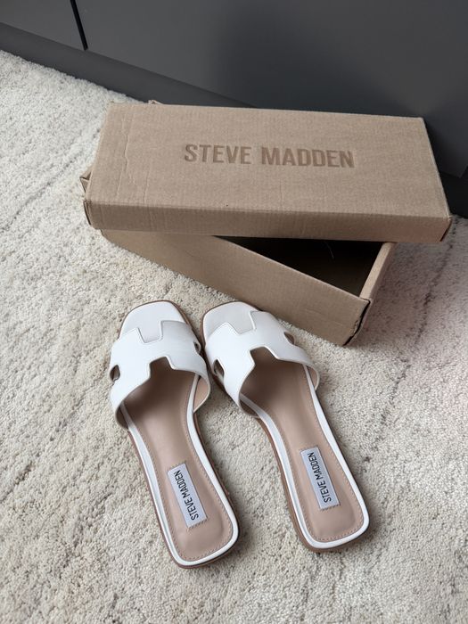 Steve madden білі сланці,7 us 24 см
