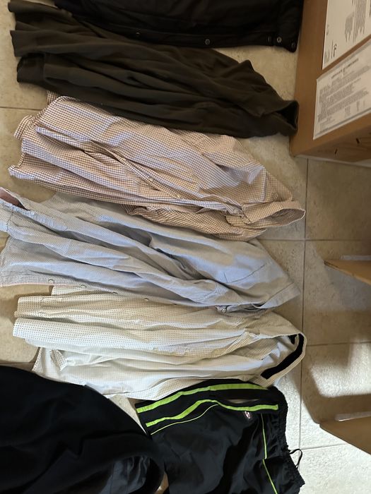 Casacos, camisas L e Xl