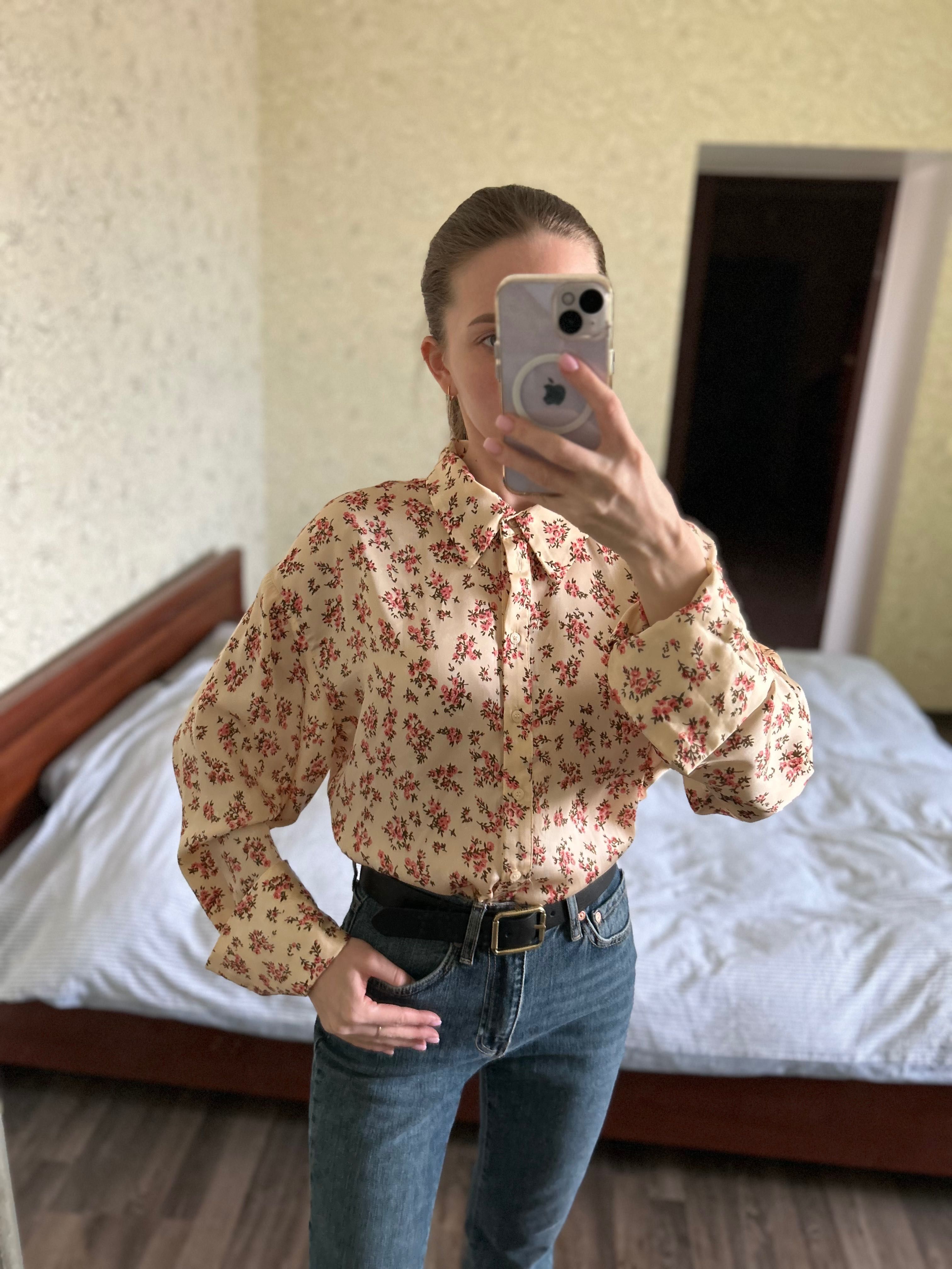 Шовкова блуза Zara