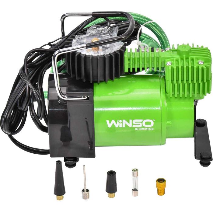 Автомобільний/Автомобильный компресор WINSO з автостопом 37 л (124000)