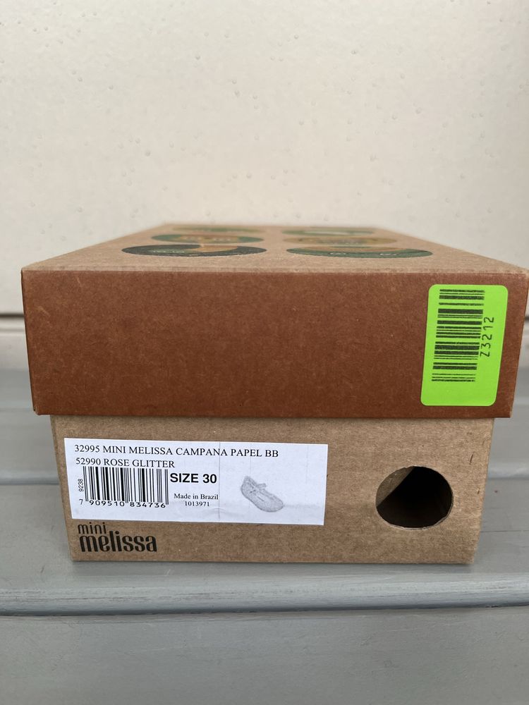 Mini Melissa Campana Papel Bb 32995 Różowy Baleriny Roz. 30