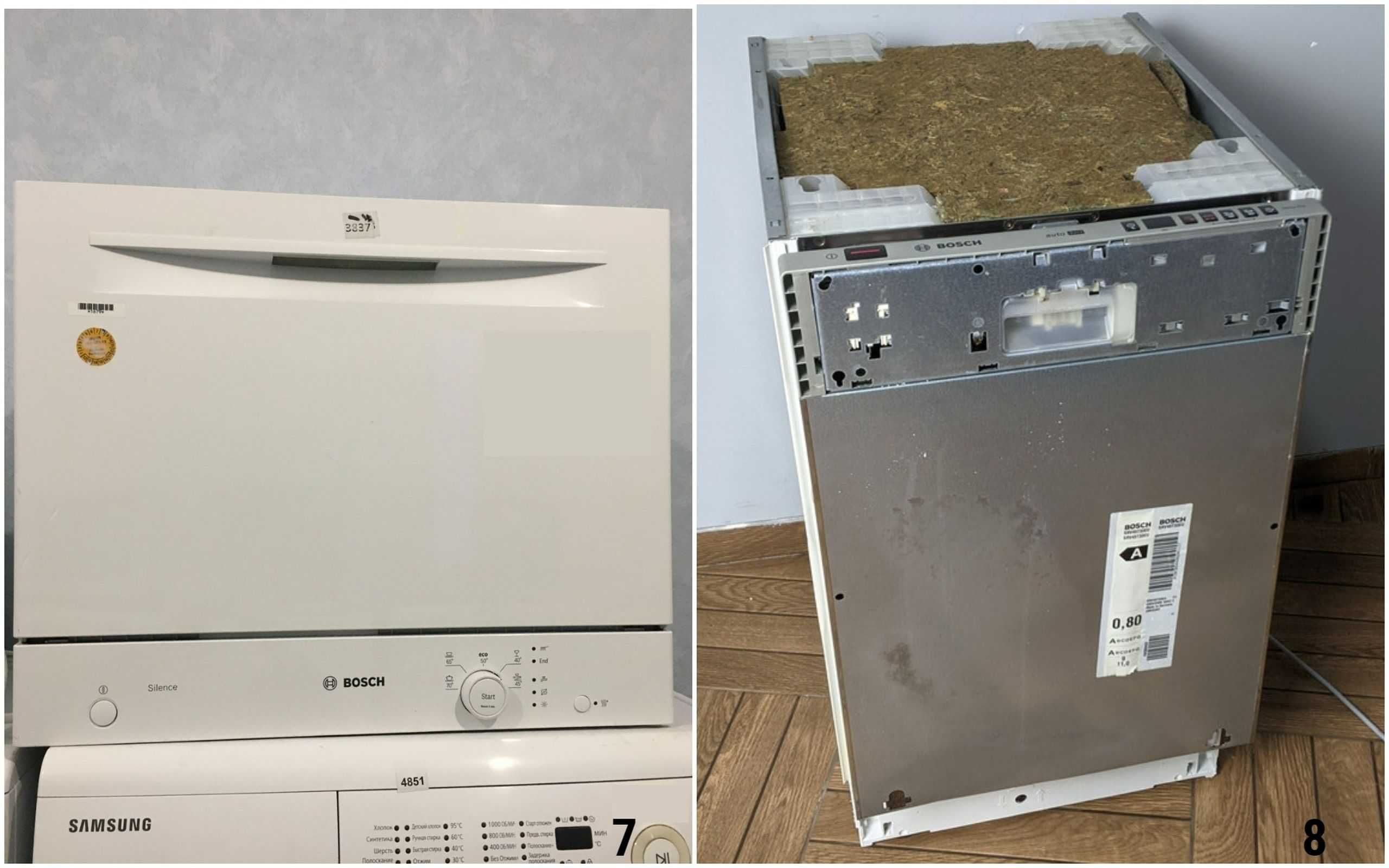 ПОСУДОМИЙНА Машина BOSCH WA9282 Посудомийка 45 60см Вбудована Фасад Бу