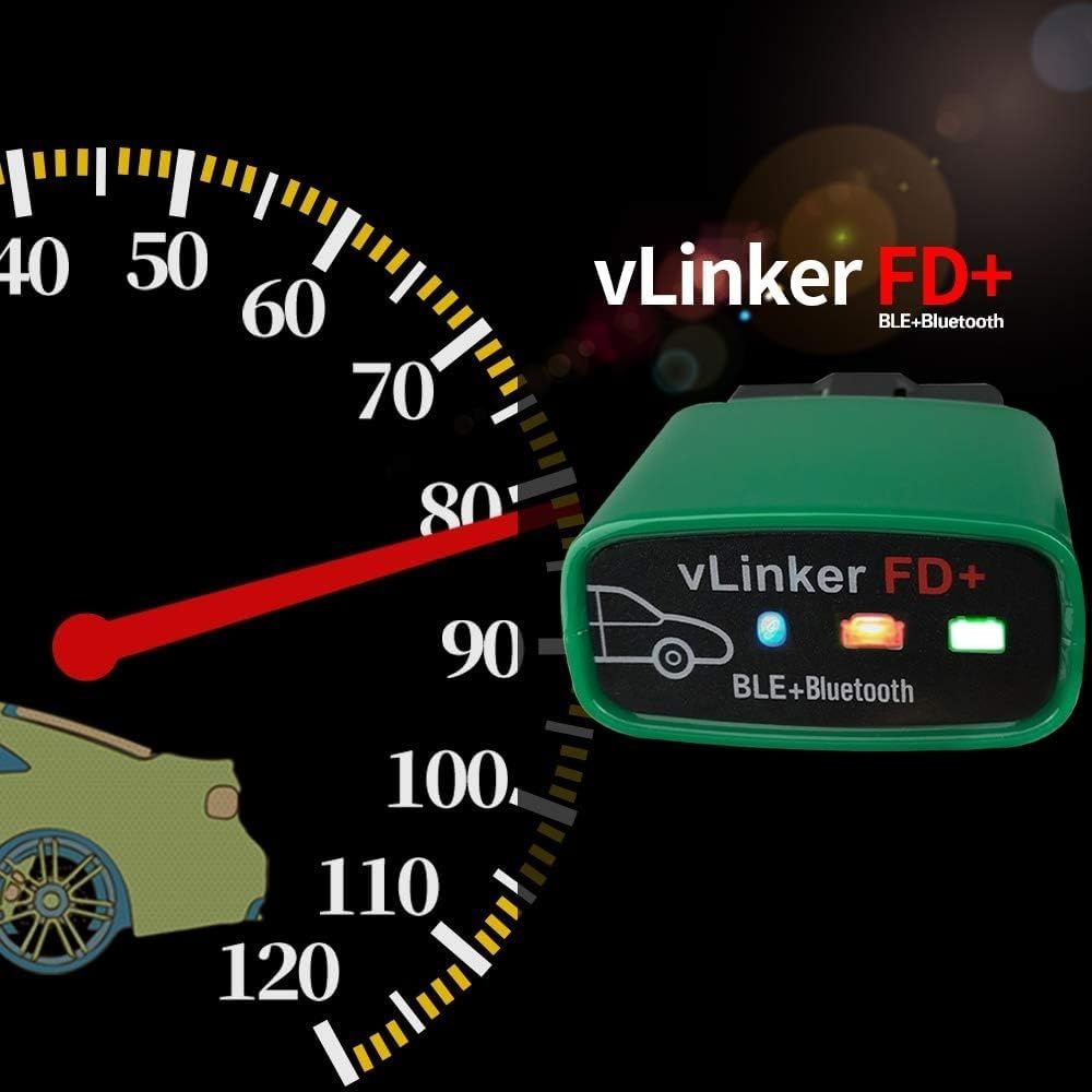 Vgate vLinker obd2 bluetooth diagnóstico carros