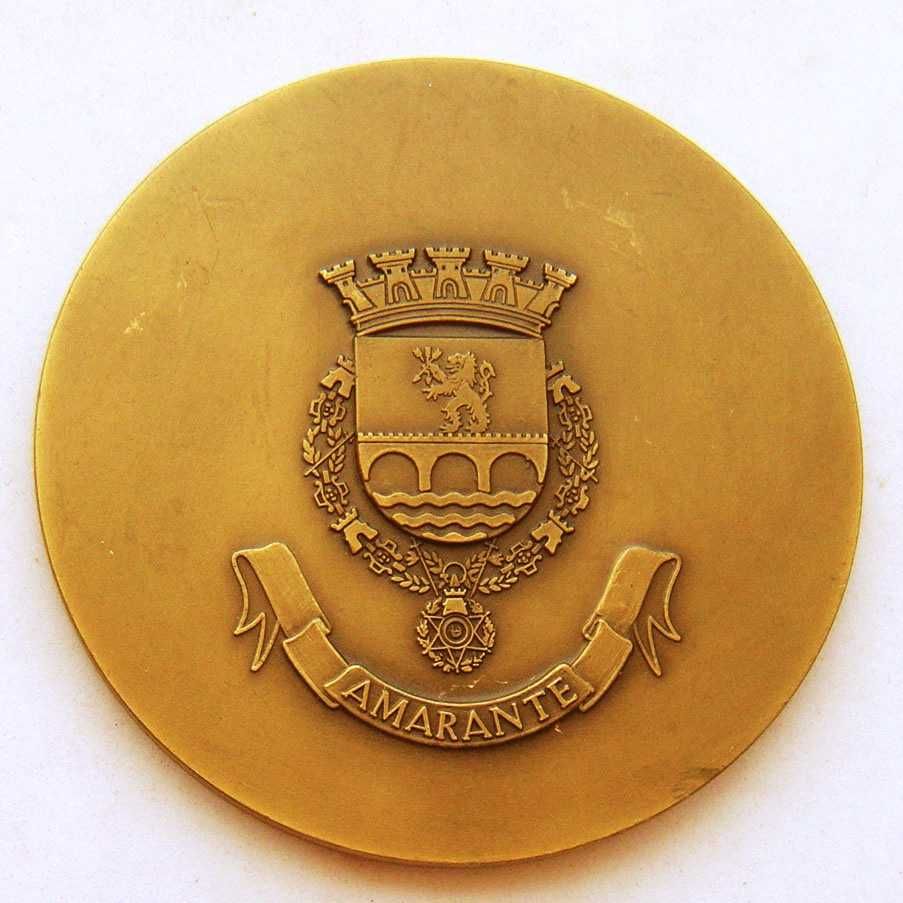 Medalha de Bronze Videira Uvas Igreja e Convento São Gonçalo Amarante