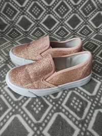 Espadryle brokatowe