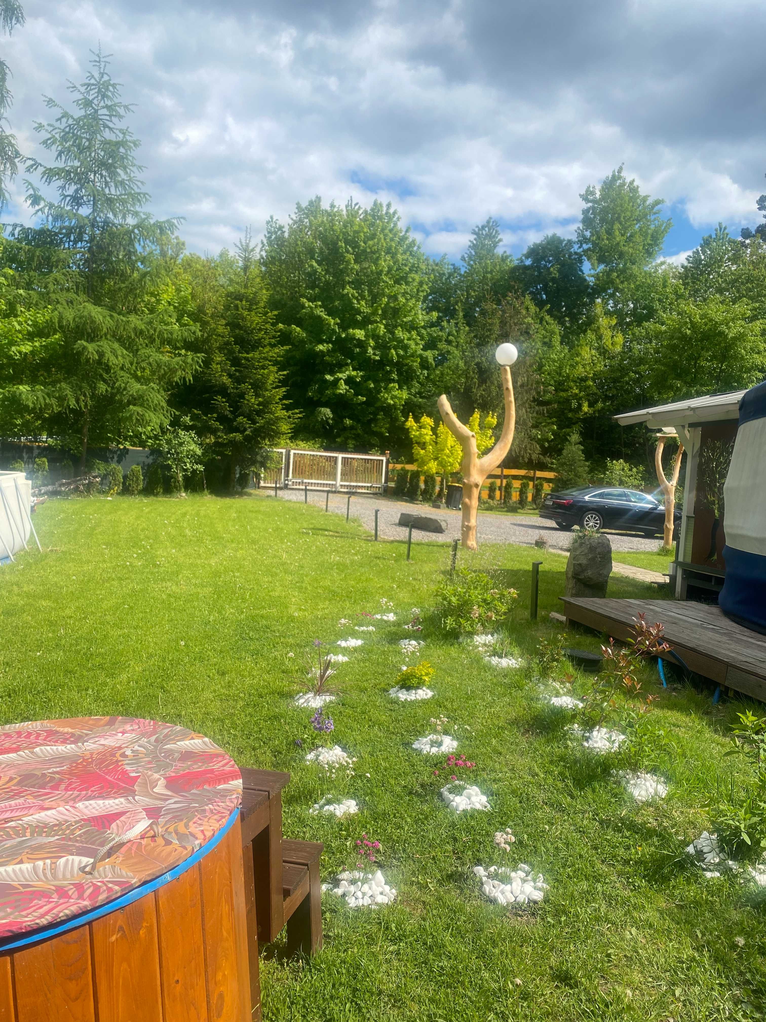 Domek z Sauna Jacuzzi Tężnie w Górach