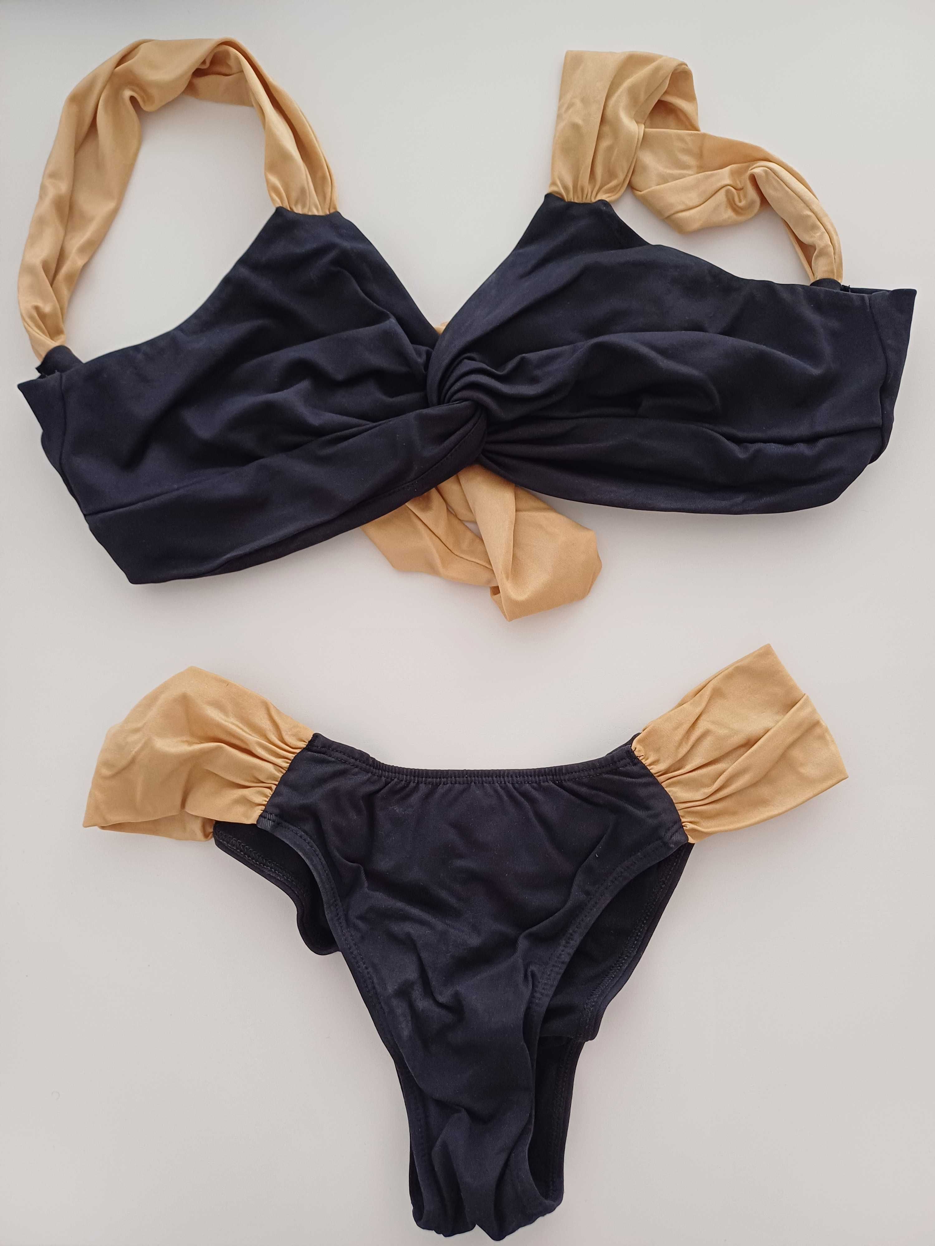 Bikini preto e dourado Funky Project