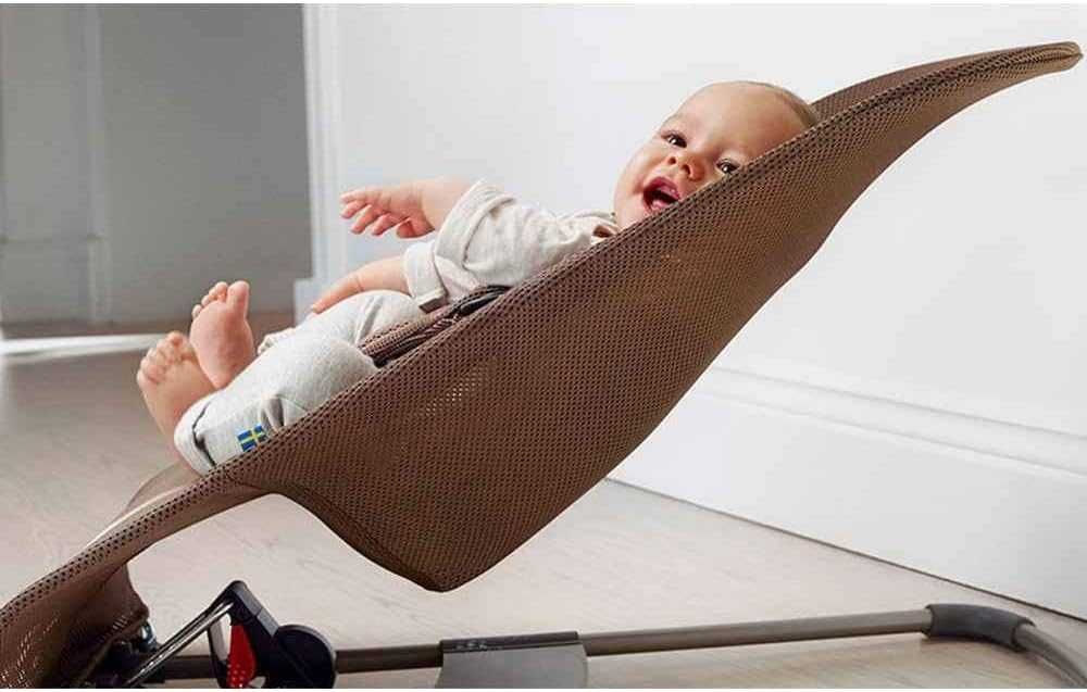 BABYBJORN leżaczek bujaczek BLISS MESH Antracytowy