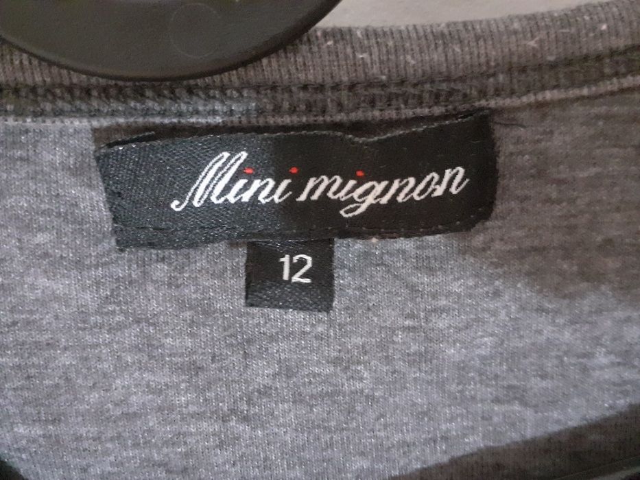 Szara tunika dla dziewczynki, 5,10,15
