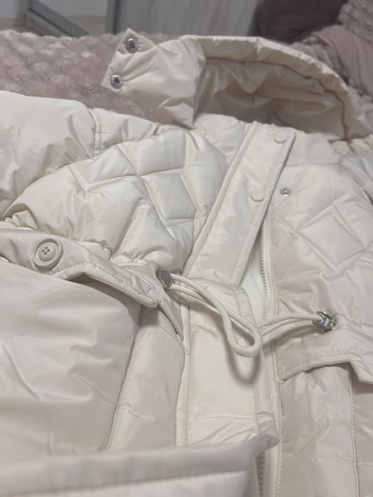 Натуральний новий пуховик пальто на дівчинку,куртка зимня