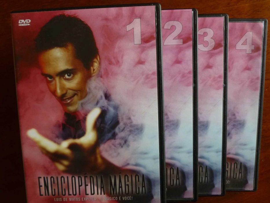 Luís de Matos - Ilusionismo - 4 DVD - Enciclopédia Mágica