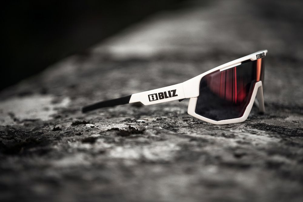 Okulary sportowe, rowerowe BLIZ Fusion White 2021, białe - nowe, FV