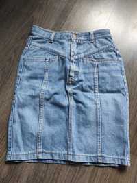 Spódnica jeansowa, dżinsowa spódniczka, spódniczka vintage, 100% baweł