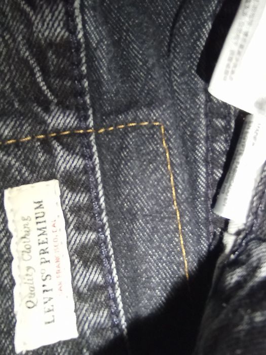 Czarne jeansy Levi's 501 26/28