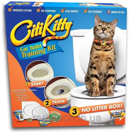 Система для приучения кошек к унитазу  / Туалет для кота