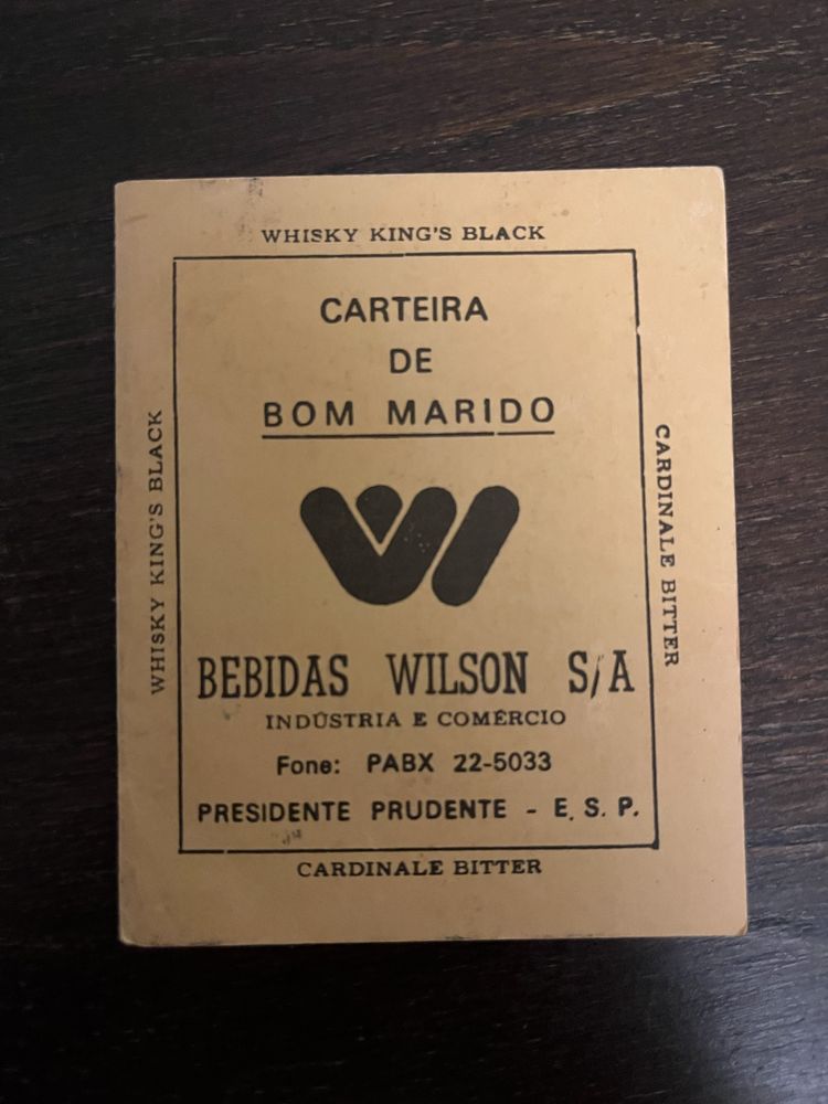 Bebidas wilson carteira de bom marido