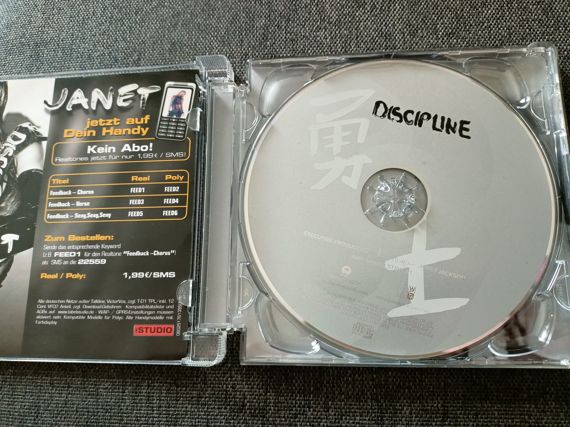Janet Jackson - Discipline (CD, Album, Sup)(vg+)