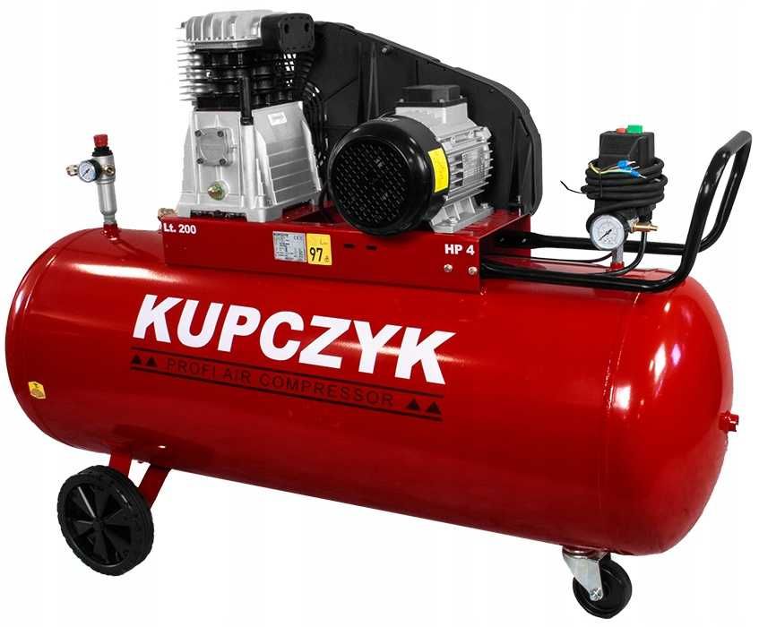 Kompresor Sprężarka B3800B 200L KK 530/200 Kupczyk