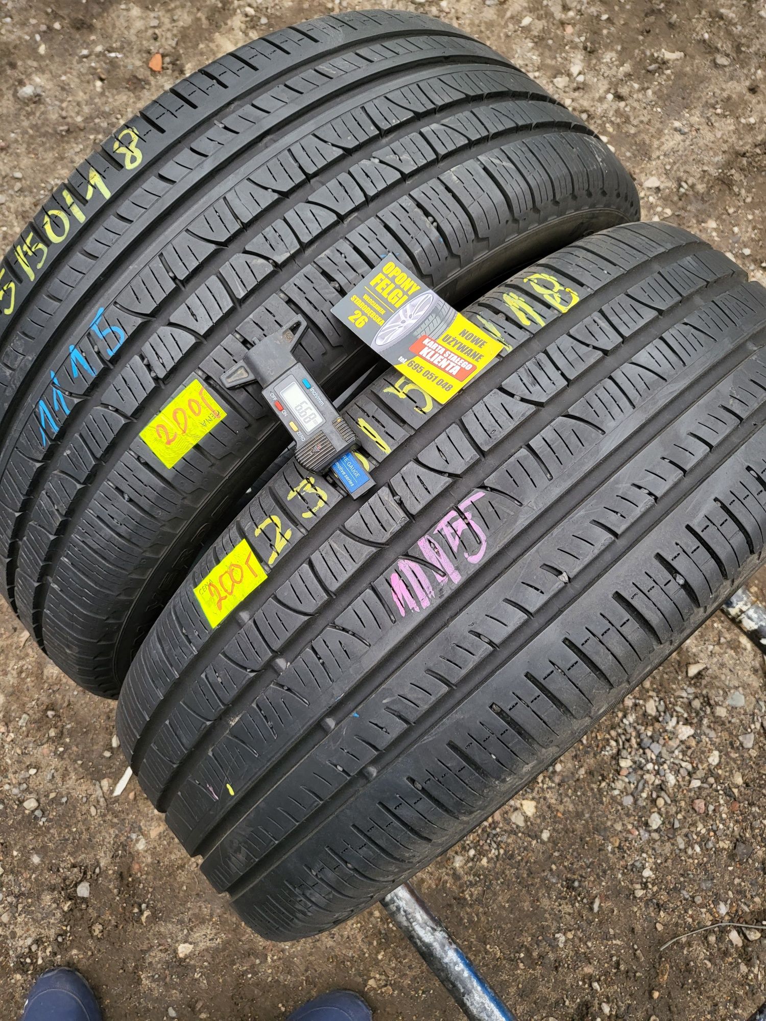 Opony całoroczne 235/50/18 Pirelli 2015r!,Montaż Gratis!Wysyłka 15zł!