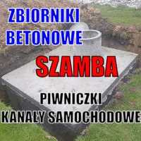 Betonowe - Zbiorniki, szamba 10m3 piwnice, kanały samochodowe