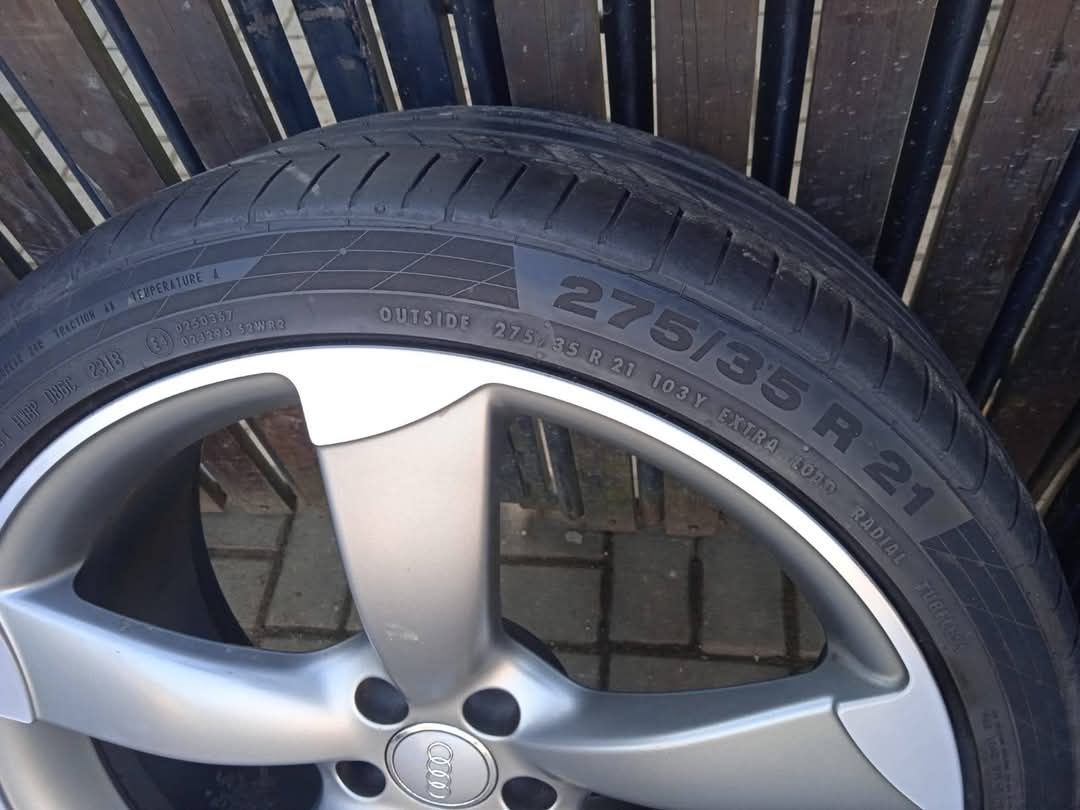 Koła Felgi Aluminiowe 9J 21 5x112 Rotor Audi 275/35R21 Komplet