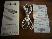 Ładowarka/Kabel XLINE USB; iPhone, iPad, iPod