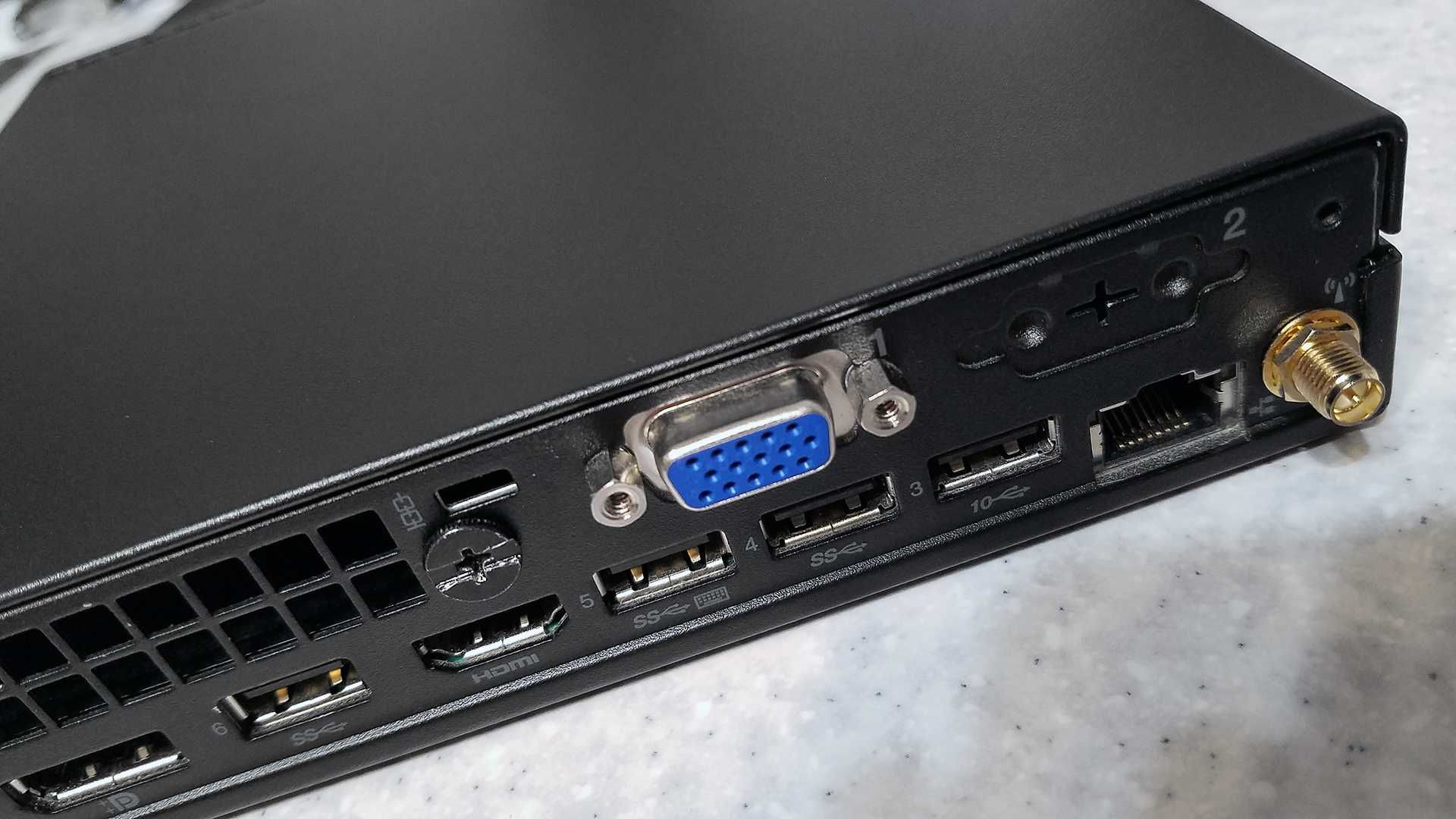 Неттоп Lenovo ThinkCentre M70q, G6400T/8GB DDR4/128GB SSD/Wi-Fi+BT