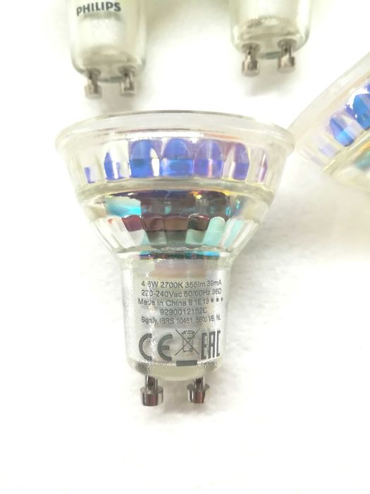 6x ŻARÓWKA LED GU10 PHILIPS 4,6W 50W 2700K 355lm