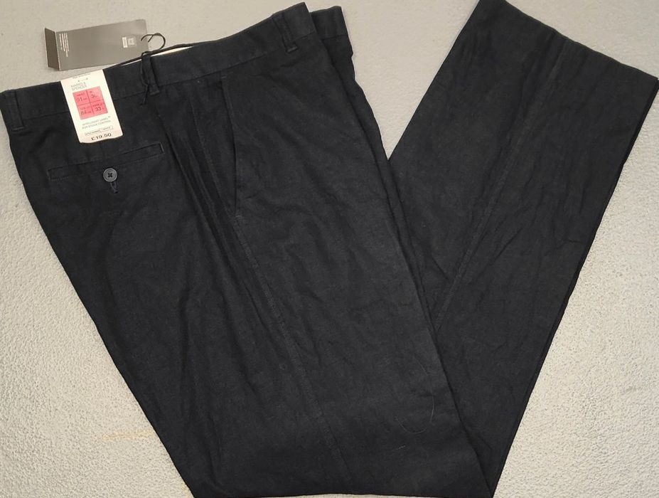 Wr) Marks&Spencer oryginalne spodnie męskie Roz.XL
