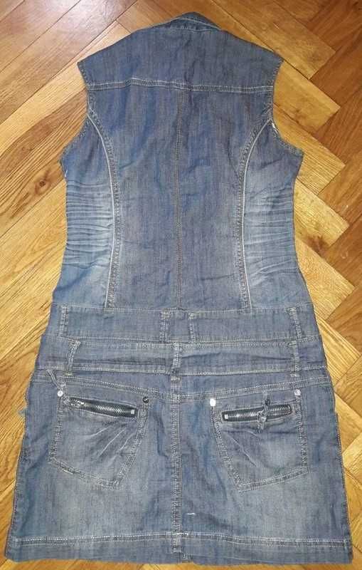 Jeansowa sukienka jeans szmijzerka C-IN-C rozmiar S