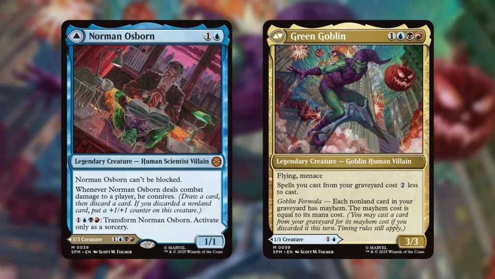 Magic the Gathering Commander | Spider-Man Norman Osborn Green Goblin