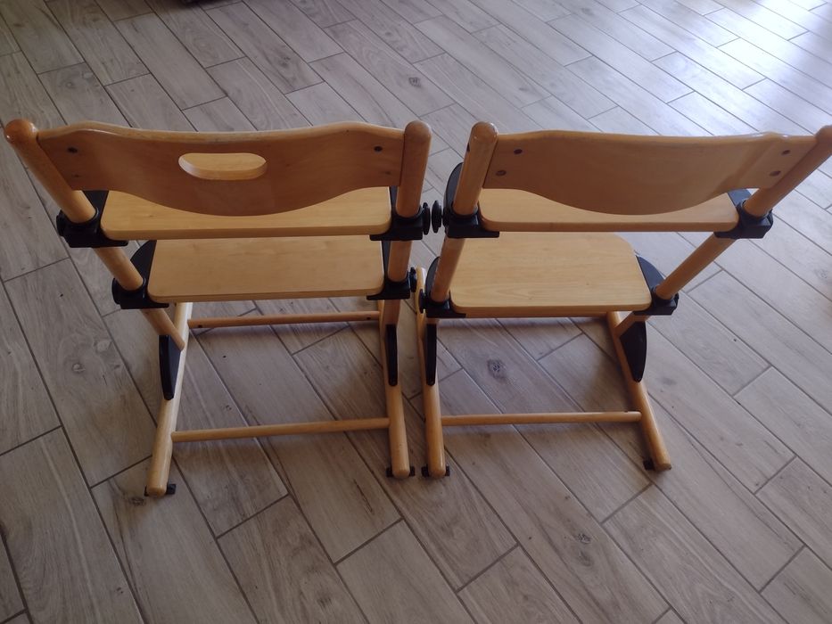 Krzesełko do karmienia retro skandynawskie